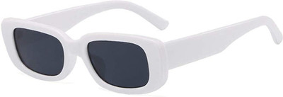 Jubilant Rectangular Sunglasses(For Men & Women, Grey)