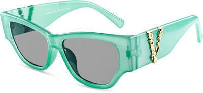 HUB CREATION Cat-eye Sunglasses(For Women, Black)