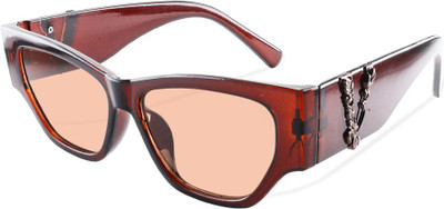 HUB CREATION Cat-eye Sunglasses(For Women, Brown)