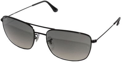 Ray-Ban Rectangular Sunglasses(For Men & Women, Grey)