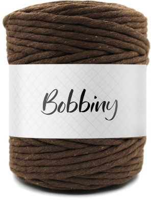 Bobbiny Dark Brown Thread(50 m Pack of1)