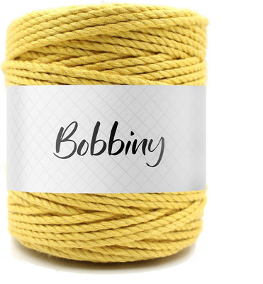 Bobbiny Lemon Yellow Thread(100 m Pack of1)