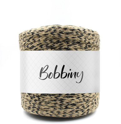Bobbiny Jute Black Mix Thread(100 m Pack of1)