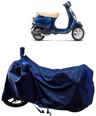 AutoKick Two Wheeler Cover for Piaggio(Vespa LX, Blue)