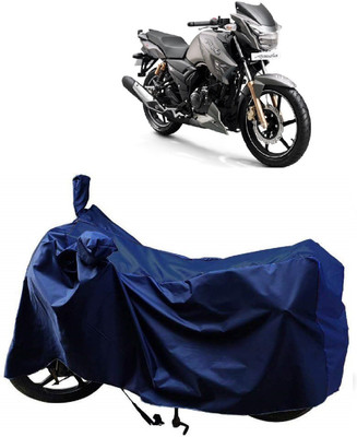 AutoKick Two Wheeler Cover for TVS(Apache RTR 180, Blue)