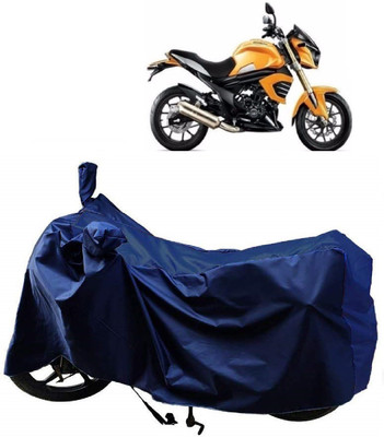 AutoKick Two Wheeler Cover for Mahindra(Mojo, Blue)