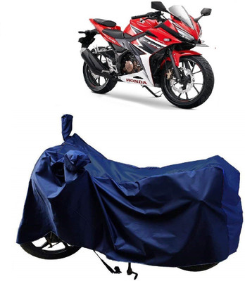 AutoKick Two Wheeler Cover for Honda(CBR 150R, Blue)