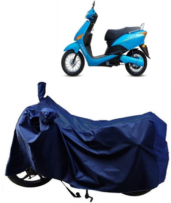 AutoKick Two Wheeler Cover for Hero(Electric Optima, Blue)