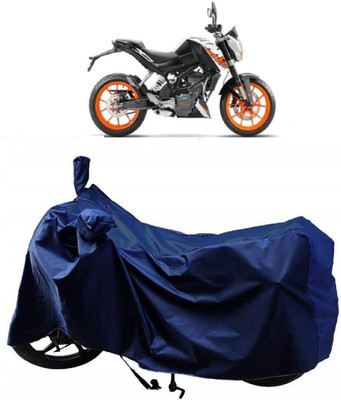 AutoKick Two Wheeler Cover for KTM(Duke 200, Blue)
