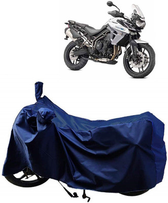 AutoKick Two Wheeler Cover for Triumph(Tiger 800 XR, Blue)