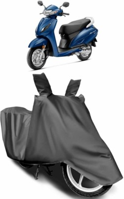 A G Enterprises Two Wheeler Cover for Honda(Activa 6G, Grey)