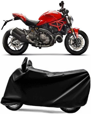 AXLOZ Two Wheeler Cover for Ducati(Monster 821, Black)