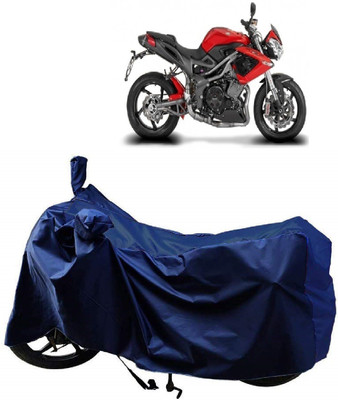 AutoKick Two Wheeler Cover for DSK Benelli(TNT R, Blue)