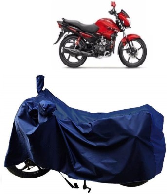 AutoKick Two Wheeler Cover for Hero(Glamour FI, Blue)