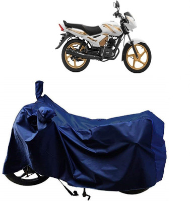 AutoKick Two Wheeler Cover for TVS(Star City, Blue)