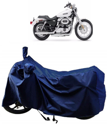 AutoKick Two Wheeler Cover for Harley Davidson(XL 1200, Blue)