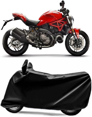 AXLOZ Two Wheeler Cover for Ducati(Monster 82, Black)
