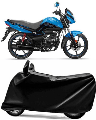 AXLOZ Two Wheeler Cover for Hero(Splendor I Smart, Black)