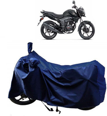 AutoKick Two Wheeler Cover for Honda(Trigger, Blue)