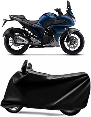 Swarish Two Wheeler Cover for Yamaha(Fazer, Black)