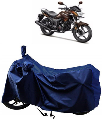 AutoKick Two Wheeler Cover for Hero(Hunk, Blue)