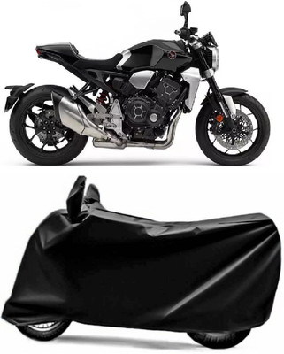 AXLOZ Two Wheeler Cover for Honda(CB1000R Plus, Black)