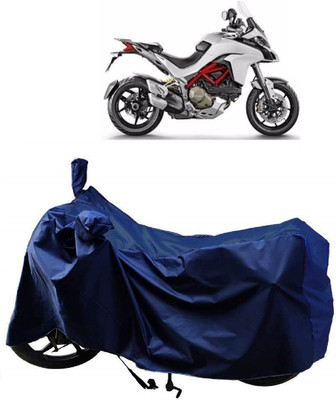 AutoKick Two Wheeler Cover for Ducati(Multistrada, Blue)