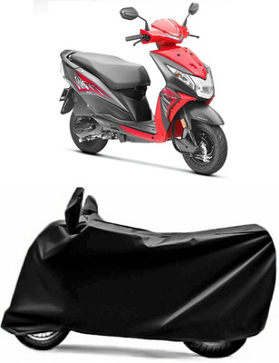 Swarish Two Wheeler Cover for Honda(Dio, Black)