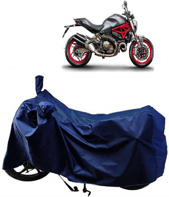 AutoKick Two Wheeler Cover for Ducati(Monster 821, Blue)