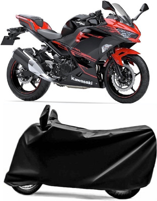 AXLOZ Two Wheeler Cover for Kawasaki(Ninja 250, Black)