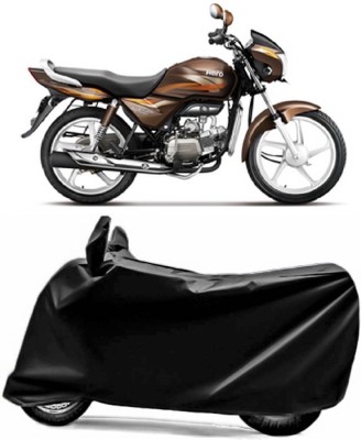 AXLOZ Two Wheeler Cover for Hero(Splendor Pro, Black)