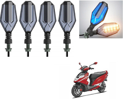 AuTO ADDiCT Front, Rear LED Indicator Light for Hero Duro DZ(Blue, Yellow)