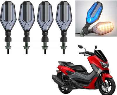 AuTO ADDiCT Front, Rear LED Indicator Light for Yamaha Max 4R(Blue, Yellow)