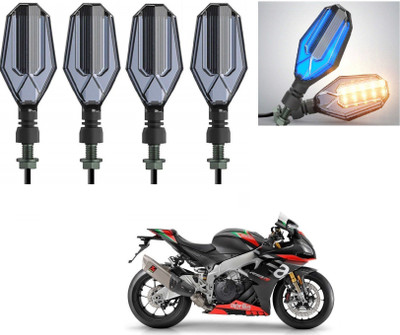 AuTO ADDiCT Front, Rear LED Indicator Light for GM Aquila 250(Blue, Yellow)