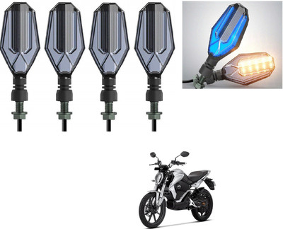 AuTO ADDiCT Front, Rear LED Indicator Light for Yamaha SZ-S(Blue, Yellow)