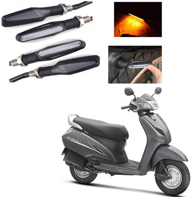 AuTO ADDiCT Front, Rear LED Indicator Light for Honda Activa 3G(Yellow)