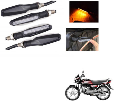 AuTO ADDiCT Front, Rear LED Indicator Light for Hero HF Deluxe(Yellow)