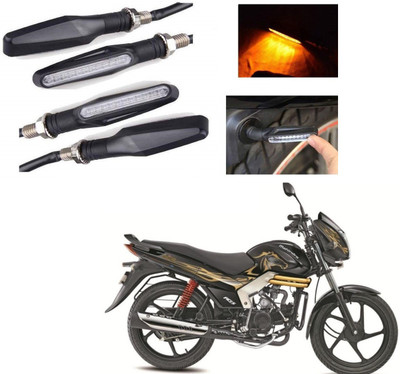 AuTO ADDiCT Front, Rear LED Indicator Light for Mahindra Centuro(Yellow)