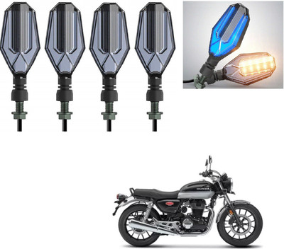 AuTO ADDiCT Front, Rear LED Indicator Light for Honda 350 Twin Spark(Blue, Yellow)