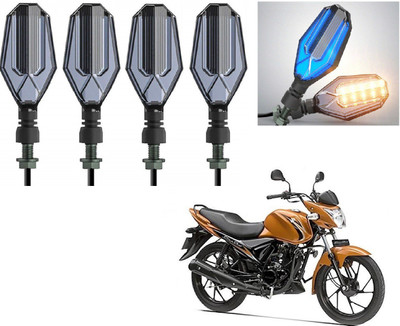 AuTO ADDiCT Front, Rear LED Indicator Light for Suzuki Sling Shot(Blue, Yellow)