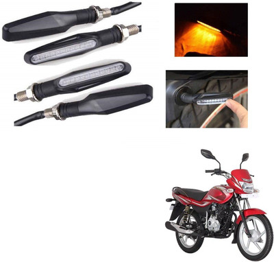 AuTO ADDiCT Front, Rear LED Indicator Light for Bajaj Platina 100(Yellow)