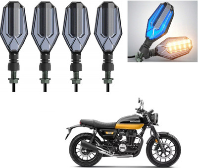 AuTO ADDiCT Front, Rear LED Indicator Light for Honda 350 Twin Spark(Blue, Yellow)
