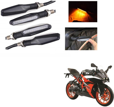 AuTO ADDiCT Front, Rear LED Indicator Light for KTM RC 200(Yellow)