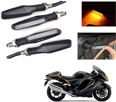 AuTO ADDiCT Front, Rear LED Indicator Light for Suzuki Himalayan(Yellow)