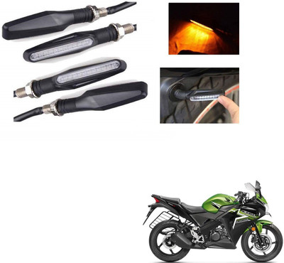 AuTO ADDiCT Front, Rear LED Indicator Light for Honda CBR 150R(Yellow)