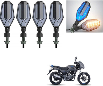 AuTO ADDiCT Front, Rear LED Indicator Light for Bajaj Pulsar 135 LS(Blue, Yellow)