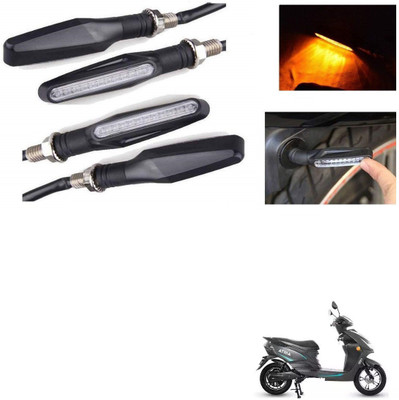 AuTO ADDiCT Front, Rear LED Indicator Light for Hero Kine(Yellow)