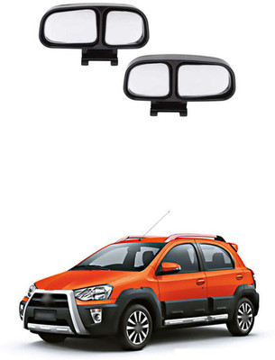PRTEK Manual Blind Spot Mirror For Toyota Etios Cross(Left, Right)