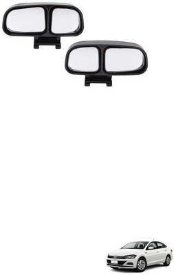 PRTEK Manual Blind Spot Mirror For Volkswagen Universal For Car(Left, Right)
