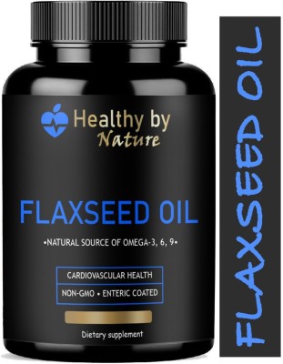 Healthy By Nature Advanced Flaxseed extract capsules Omega 3 (Advanced)(60 Capsules)